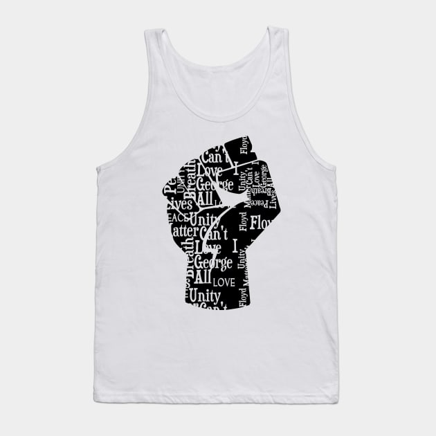 George Floyd Fist Tank Top by Aloha Designs